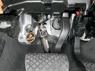 Механическое противоугонное устройство на Рулевой вал  Audi A-4/ A-4 Allroad (2007-2015) авт. Multitronic / S-Tronic КП 