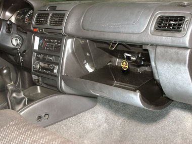 Механическое противоугонное устройство на Капот  Subaru Impreza  I (1992-2000)  мех. КП 