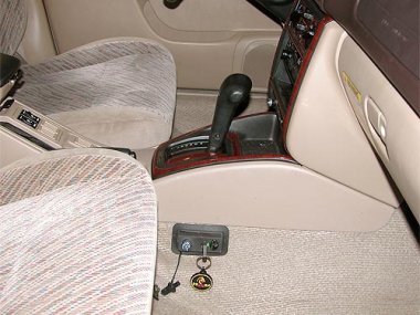 Механическое противоугонное устройство на Коробку передач  Subaru Forester I ( -2002) 2.5 авт. КП 