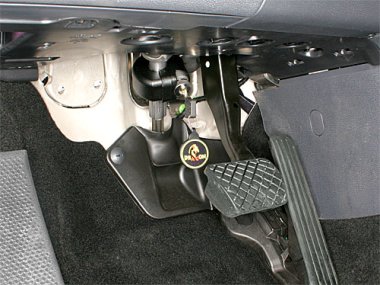 Механическое противоугонное устройство на Рулевой вал Volkswagen Golf V (2006-2008) авт. Tiptronic КП, управление типтроником справа