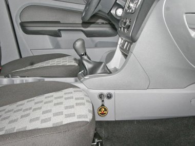 Механическое противоугонное устройство на Коробку передач Ford Focus II (2007-) мех. КП