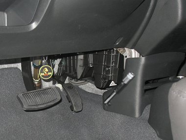 Механическое противоугонное устройство на Рулевой вал Kia Picanto I (2007-2009) авт. КП