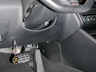 Бесштыревое механическое противоугонное устройство на Рулевой вал Kia Optima IV (2016-2018) авт. Tiptronic КП