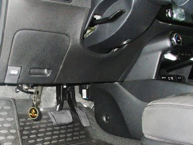 Механическое противоугонное устройство на Капот Kia Rio IV (2017-) авт. Tiptronic КП
